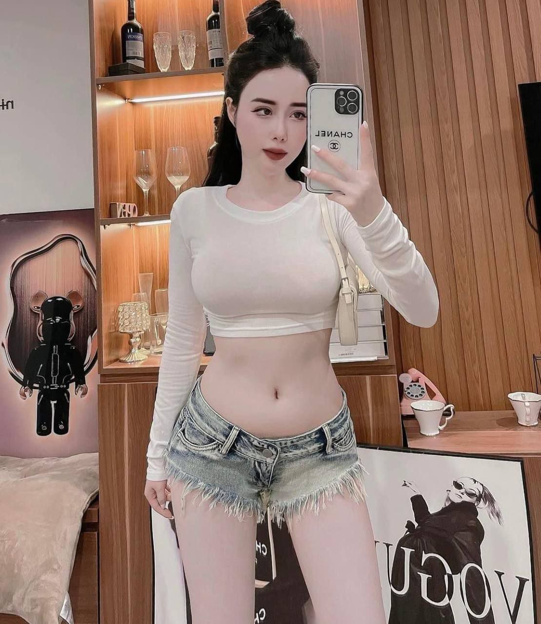 Huyền Trâm chăm e sugar baby cực xinh siêu ngon siêu vòng 3 doggy lút cán sướng tê chim