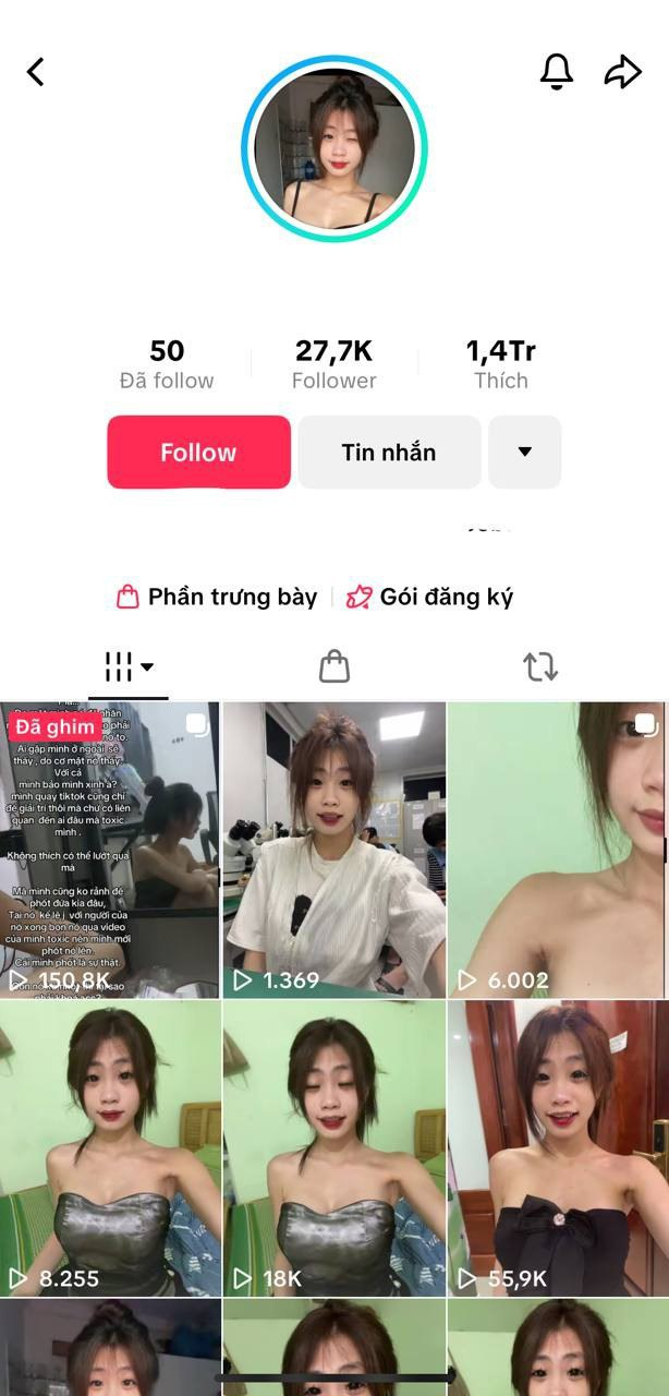 Dkm trông gầy gầy thế mà v,ú to như cái tô ae ạ lớp mấy đây