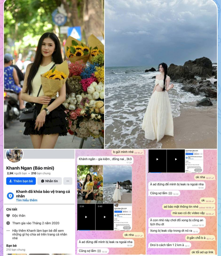 full clipp Kasnh Ngân 2k3 ở đồng nai bị leak có FB nha ae