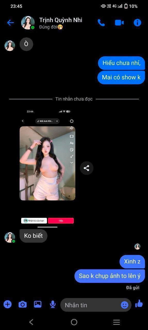 Tài liệu quý hiếm member đóng góp siêu phẩm Check hàng em Idol Tiktoker Quỳnh Nhi 